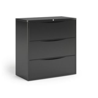 Mayline CSII 3 Drawer  File C843 42 Size 36 W, Finish Black