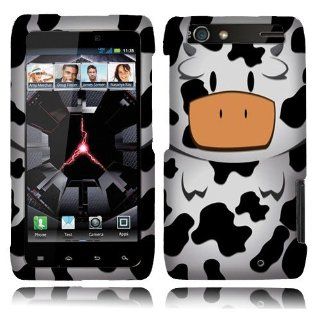 Motorola Droid Razr Maxx XT913 Moo Moo The Cow Rubberized Cover: Cell Phones & Accessories