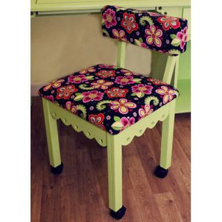 Arrow Sewing Cabinets Sewing Chair with Underseat Storage 500 Color: Green
