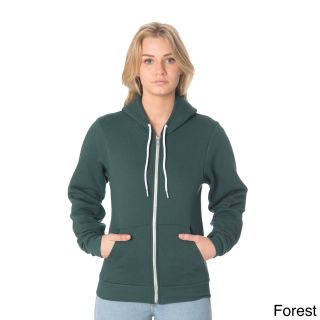 American Apparel American Apparel Unisex Flex Fleece Zip Hoodie Green Size XXS (0 : 1)