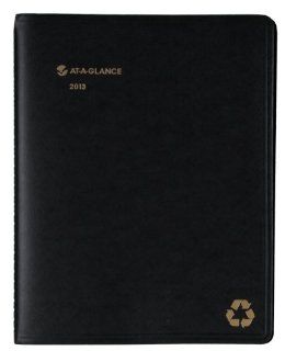 AT A GLANCE Recycled Weekly/Monthly Appointment Book, 8 x 11 Inches, Black, 2013 (70 950G 05) : Appointment Books And Planners : Office Products