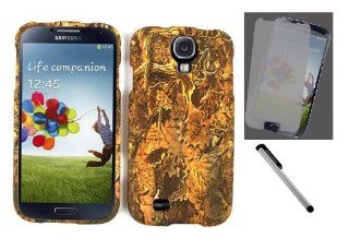 [NC] Samsung Galaxy S4 Hunting Camo Camouflage Phone Case Cover  Yellow Leaves with Screen Protector And NanoCell4All Premium Capacitive Stylus Pen (Bundle  Hard Case, Screen Protector And Stylus Pen) (Yellow Leaves) Cell Phones & Accessories
