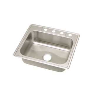 Elkay Single Basin Drop In Stainless Steel Kitchen Sink