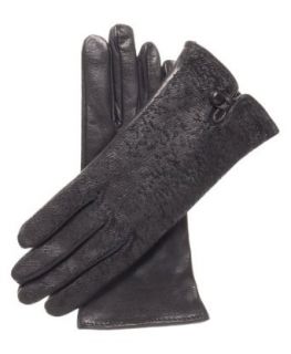 Fratelli Orsini Women's Italian Silk Lined Laser Cut Leather Gloves Size 6 1/2 Color Black at  Womens Clothing store: Cold Weather Gloves