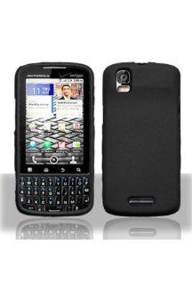 Motorola A957 Droid Pro Rubberized Shield Hard Case   Black: Cell Phones & Accessories