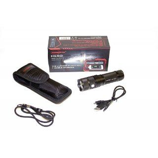 PowerTac Hero Rechargeable CREE LED 960 Lumens Flashlight with Mobile charger: Electronics
