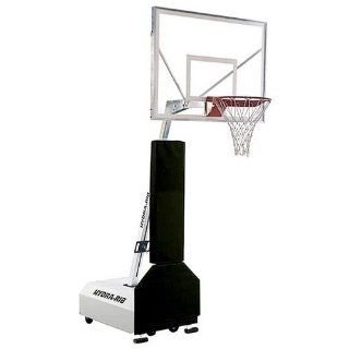 Hydra Rib 960 Portable Basketball Hoop with 54 Inch Acrylic Backboard : Foldable Basketball Goal : Sports & Outdoors