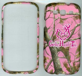 Pink Camo Realtree Girls Hunt Too Camoflague L710 Virgin Mobile Straight Talk/net 10 Samsung Galaxy S3 S 3 III I9300,sch s960l Phone Cover Protector Case Faceplate: Cell Phones & Accessories