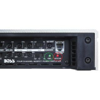 BOSS Audio PH4.600 Phantom 2400 watts Full Range Class A/B 4 Channel 2 8 Ohm Stable Amplifier with Remote Subwoofer Level Control : Vehicle Multi Channel Amplifiers : Car Electronics