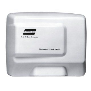 World Dryer Electric Aire LE1 974 Alum White Automatic Hand Dryer   110/120V: Industrial & Scientific