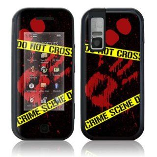 Crime Scene Design Protective Skin Decal Sticker for Samsung Glyde SCH U940 Cell Phone Cell Phones & Accessories