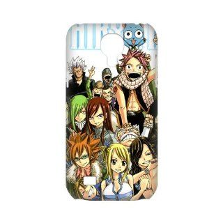 Vcapk Japanese Anime Fairy Tail Natsu Lucy Erza Wendy Gray in A Magic World Make a Legend Samsung Galaxy S4 Mini I9192 I9198 3D Hard Plastic Phone Case Cell Phones & Accessories