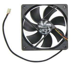 Coolerguys 120mm Quiet Low Speed Dual Ball Bearing Fan 3pin Fan #CG12025L12B2 3Y: Computers & Accessories