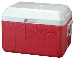 Coleman 50 Quart Wide Body Cooler (Red) : Sports & Outdoors
