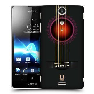 Head Case Designs Black Acoustic Guitar Hard Back Case Cover for Sony Xperia TX LT29i: Cell Phones & Accessories