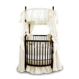 Angel Line White Eyelet Round Crib Bedding : Crib Bedding Sets : Baby