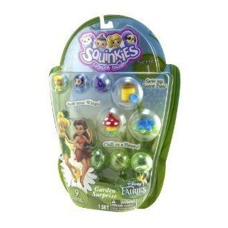 Squinkies Disney Fairies 9 Piece Bubble with Tiny Toys Series 1: Toys & Games