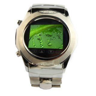 W950 Wrist Quad Band Watch Cell Phone with Bluetooth Camera Mp3 Mp4 Player Silver: Cell Phones & Accessories