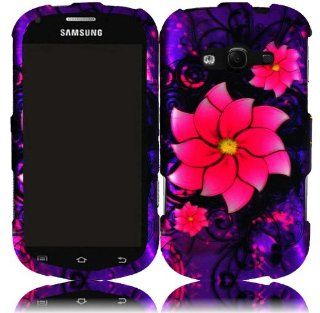 For Samsung Galaxy Reverb M950 Hard Design Cover Case Divine Flower Cell Phones & Accessories
