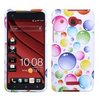 MYBAT HTCDNAHPCIM953NP Slim and Stylish Protective Case for the HTC Droid DNA   Retail Packaging   Rainbow Bigger Bubbles: Cell Phones & Accessories