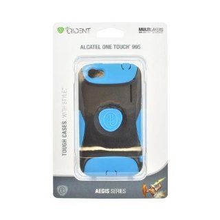 Blue/ Black OEM Trident Aegis Alcatel One Touch 995 Hard Cover Over Silicone Skin Case Cover W/ Lcd Screen Protector: Cell Phones & Accessories