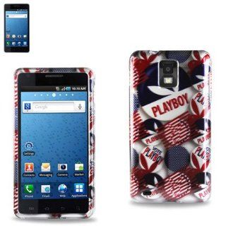 Reiko 2DPC SAMI997 PB7 Premium Grade Durable Snap On Playboy Case for Samsung Infuse 4G   1 Pack   Retail Packaging   Multi: Cell Phones & Accessories
