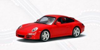 1/32 AUTOart Analog Slot Cars   Porsche 911 Carrera S (997) Red with headlights! (13181): Toys & Games