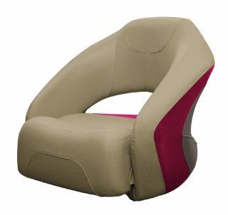 Wise 48 Quart Igloo Cooler Cushion Seat, Mocha Java Punch Red/Rock Salt : Boat Seats : Sports & Outdoors
