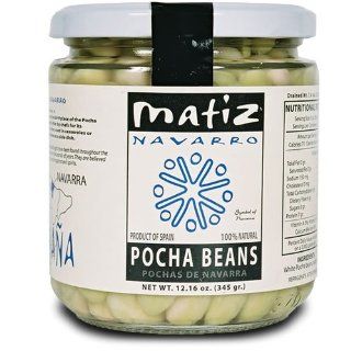 Traditional Pocha Beans from Navarra : Beans Produce : Grocery & Gourmet Food
