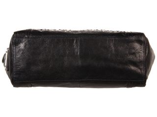 Frye Deborah Shoulder Black Shiny Washed Goat