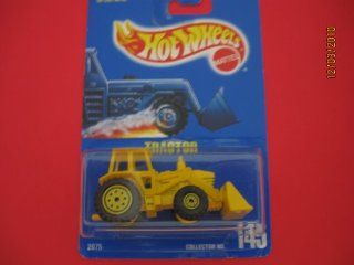 Hot Wheels Tractor All Blue Card #145 Yellow with Yellow Tires: Toys & Games