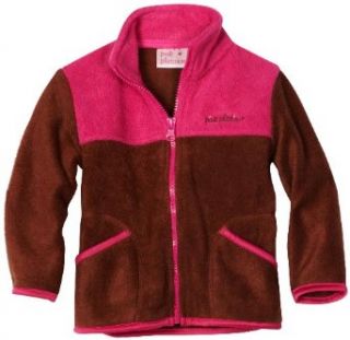 Pink Platinum Baby Girls Infant Colorblock Fleece Jacket, Brown, 24 Months: Infant And Toddler Outerwear Jackets: Clothing