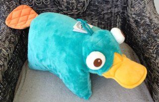 Disney Park Phineas and Ferb Perry the Platypus Pillow Pal Plush Pet Doll NEW: Toys & Games