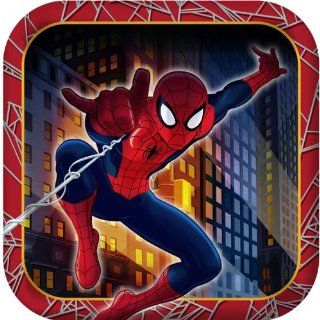Marvel Ultimate Spider man Hero Dream Birthday Party Dessert Plates: Toys & Games