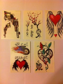 Lower Back and Extra Large Temporary Tattoos Pack. (Extra Large) : Beauty