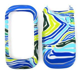 CELL PHONE CASE COVER FOR KYOCERA LUNO S2100 BLUE GREEN ZEBRA PRINT: Cell Phones & Accessories