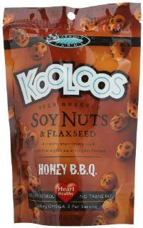 Seapoint Farms KooLoos Soy Nuts & Flaxseed, Honey BBQ, 3.5 Ounce Pouches (Pack of 12) : Trail Mixes : Grocery & Gourmet Food