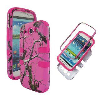 Camoflague Pink Real Tree High Impact Dual Layer Soft Hybrid Hard Combo Case: Cell Phones & Accessories