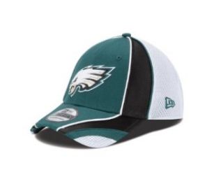 NFL Mens Philadelphia Eagles Speed Stretch 3930 Flex Fit Cap (Green/Black/White, S/M) : Sports Fan Baseball Caps : Clothing