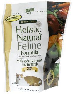 Bench & Field Holistic Natural Feline Formula, Cat Food, 3 Pound Bags (Pack of 3) : Dry Pet Food : Pet Supplies