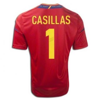 Adidas CASILLAS #1 SPAIN Home Jersey 2012/2013 (2XL): Clothing
