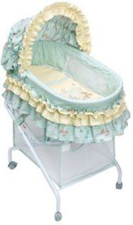 Precious Moments Travel Baby Bassinet in Sage : Baby