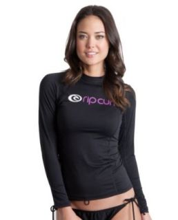Rip Curl Women's Cloudbreak Long Sleeve Lycra T Shirt (Black, X Small)  Athletic Shirts  Clothing