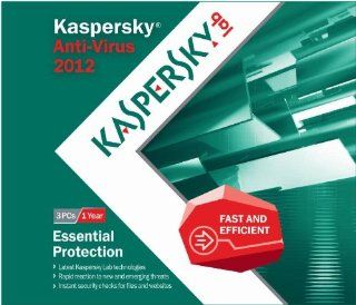 Kaspersky Anti Virus 2012   3 Users   Frustration Free Packaging: Software