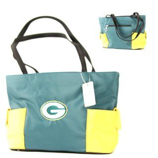 Green Bay Packers Purse / Handbag (Green & Yellow Tipped, 15" x 9") : Sports Fan Bags : Sports & Outdoors