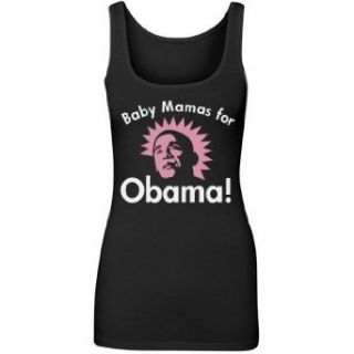 Baby Mamas For Obama: Custom Junior Fit Classic Tank Top: Clothing