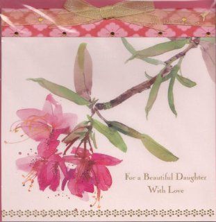 Greeting Card Mother's Day "For a Beautiful Daughter with Love": Health & Personal Care