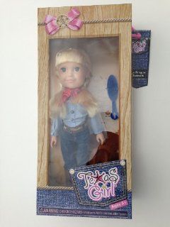 Texas Girl 18" Doll   HEB   Kayla Rodeo  Blonde/Blue Eyes Doll   Brushable Hair   Dressable: Toys & Games