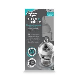 Tommee Tippee Closer to Nature Added Cereal Bottle, 11 Ounce : Baby Bottle Nipples : Baby