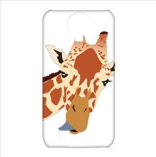 Treasure Design Cute Giraffe Samsung Galaxy S4 I9500 3D Waterproof Back Cases Covers: Cell Phones & Accessories
